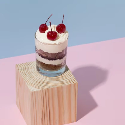 Vanilla Berry Dream Cake in jar